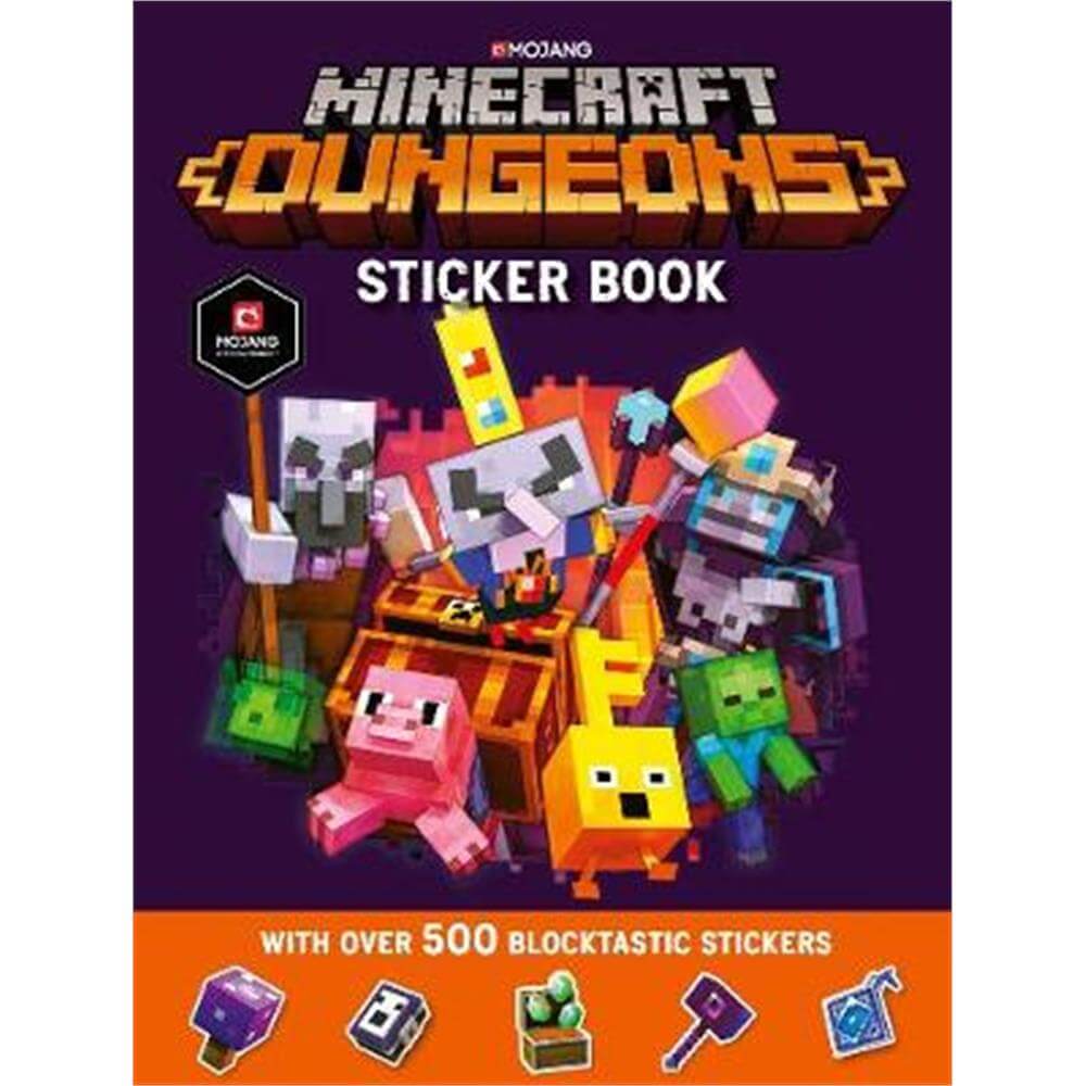 Minecraft Dungeons Sticker Book (Paperback) - Mojang